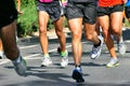 Marathon Racers Royalty Free Stock Photo