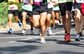 Marathon Racers Royalty Free Stock Photo