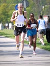 Marathon racers