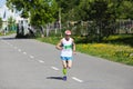 Marathon runner compete at the Spring Half Marathon