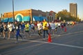 Marathon runners in Columbus Ohio