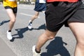 Marathon running sport competition