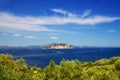 Marathonisi islet near Zakynthos Royalty Free Stock Photo