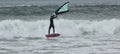 Marazion Beach Wind Surfing , Penzance Cornwall Uk Royalty Free Stock Photo