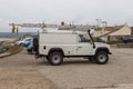 Cloudy day at Marazion, Cornwall, UK Royalty Free Stock Photo