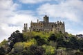 View of St Michaels Mount near Marazion Cornwall on May 11, 2021 Royalty Free Stock Photo