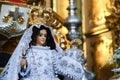 MARBELLA, ANDALUCIA/SPAIN - JULY 6 : Statue Madonna in the Church of the Encarnacion in Marbella Spain on July 6, 2017