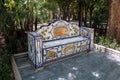 MARBELLA, ANDALUCIA/SPAIN - MAY 23 : Decorative Tiled Bench in M