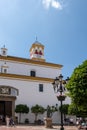 MARBELLA, ANDALUCIA/SPAIN - MAY 23 : Facade of the Church of the