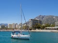 MARBELLA, ANDALUCIA/SPAIN - MAY 4 : Yacht sailing into the marin Royalty Free Stock Photo