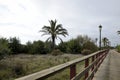 Marbella beach walkway Royalty Free Stock Photo