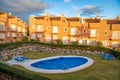 Marbella - January 17, 2020: luxury accommodation in a tourist resort