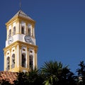 Marbella old town church bell tower Royalty Free Stock Photo