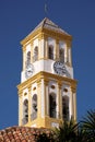 Marbella Spain old town church bell tower