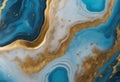 Marble abstract acrylic background. Blue marbling artwork texture. Agate ripple pattern. Gold powder. stock photoAbstract, Nature Royalty Free Stock Photo