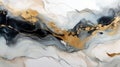 Marble abstract acrylic background. Marbling artwork texture. Agate ripple pattern. Gold powder