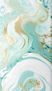 Marble abstract acrylic background. Marbling artwork texture. Agate ripple pattern. Gold powder. Royalty Free Stock Photo