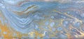 Marble abstract acrylic background. Nature marbling artwork texture. Gold glitter. Royalty Free Stock Photo