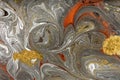 Marble abstract acrylic background. Nature marbling artwork texture. Royalty Free Stock Photo