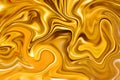 Marble abstract background digital illustration. Liquid gold surface design.