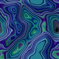 Marble agate stony seamless pattern background - blue, green and purple spectrum color