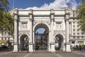 Marble Arch is a 19th-century white marble faced triumphal arch and London landmark