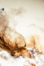 Marble art background ink water white brown rock Royalty Free Stock Photo