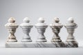 Marble Baluster on white background