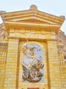 The bas-relief of St George in Cairo, Egypt