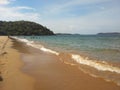 Marble Beach in sri lanka Royalty Free Stock Photo