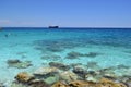 Marble beach in Greece - rocky shore 8 Royalty Free Stock Photo