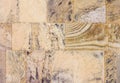 Marble beige cream stone texture background Royalty Free Stock Photo