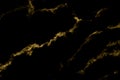 Marble Black Wall Background Surface Gold Pattern Graphic Abstract Light Elegant Black.