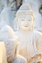 Marble Buddha statue Royalty Free Stock Photo