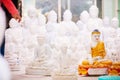 Marble Buddha statue Royalty Free Stock Photo