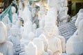 Marble Buddha statue Royalty Free Stock Photo