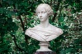 Marble bust of the Grand Duchess Alexandra in Petergof.