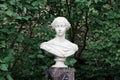 Marble bust of the Grand Duchess Alexandra in Petergof.