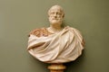 Marble bust of the roman emperor Royalty Free Stock Photo