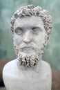 Marble bust of Septimius Severus Roman Emperor in State Hermitage Royalty Free Stock Photo