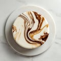 Marble Cake Top View Royalty Free Stock Photo