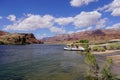 Marble Canyon, Arizona, USA - May 4, 2023: Group leaving from Lees Ferry Launch on a raft trip on the Colorado River Royalty Free Stock Photo