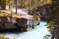 Marble Canyon at Kootenay near Banff, Canada Royalty Free Stock Photo