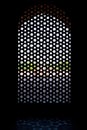 Marble carved screen window at Humayun's Tomb Royalty Free Stock Photo
