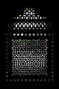 Marble carved screen window at Humayun's Tomb Royalty Free Stock Photo