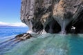 The marble cathedral chapel, Capillas De Marmol, Puerto Tranquilo, Chile