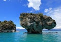 The marble cathedral chapel, Capillas De Marmol, Puerto Tranquilo, Chile Royalty Free Stock Photo