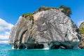 Marble Cathedral of lake General Carrera, Chile Royalty Free Stock Photo