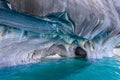 Marble Caves of lake General Carrera (Chile) Royalty Free Stock Photo