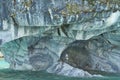 Marble Caves in northern Patagonia, Chile. Royalty Free Stock Photo